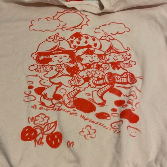 Target Strawberry Shortcake Pink Crewneck Sweatshirt 80's Size XL - Picture 5 of 5